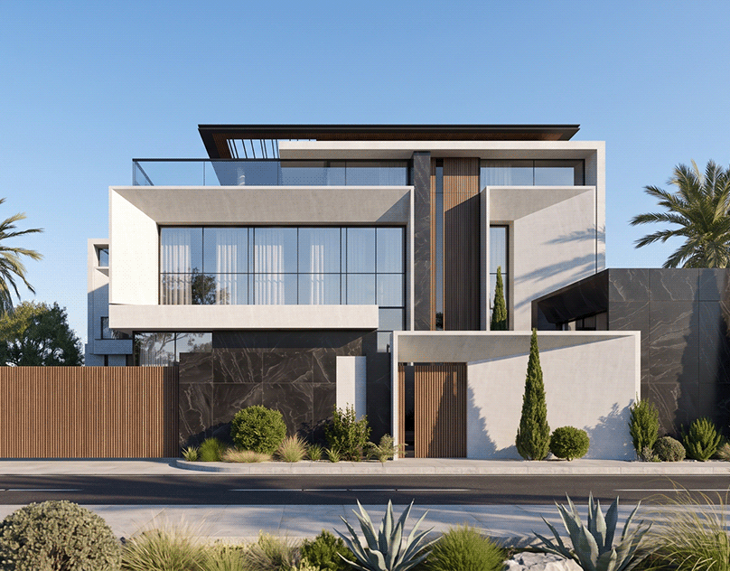 MODERN CONTEMPORARY VILLA EXTERIOR DESIGN