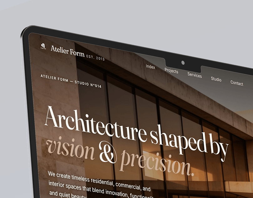 Architecture Studio Website Design