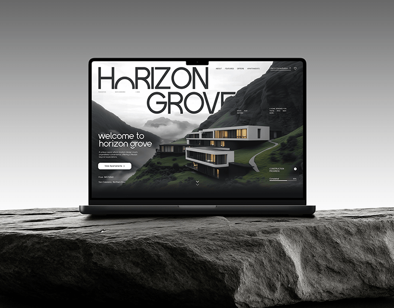 Luxury Real Estate Website Design — Horizon Grove