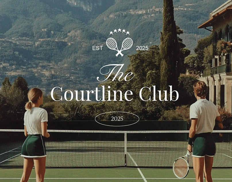 The Courtline Club | Brand Identity Design