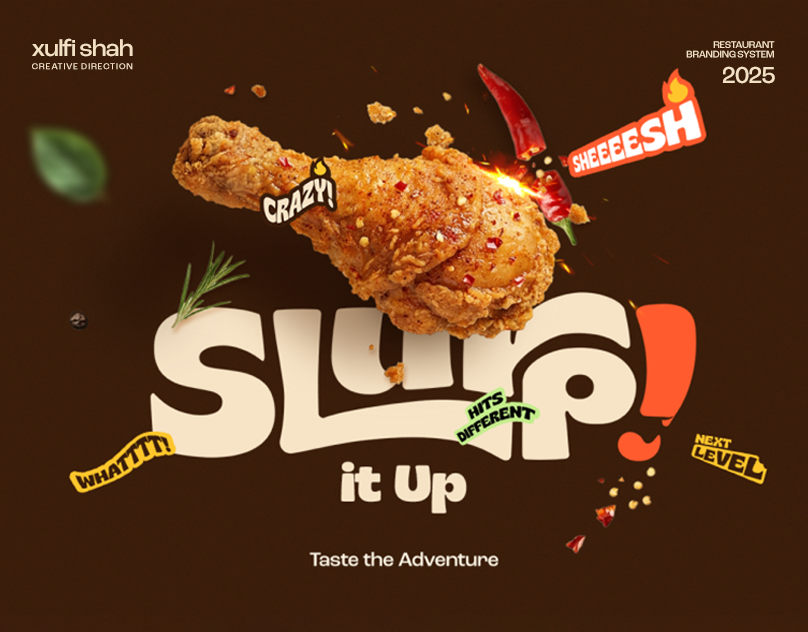 SLURP - Fast Food Brand Identity Design