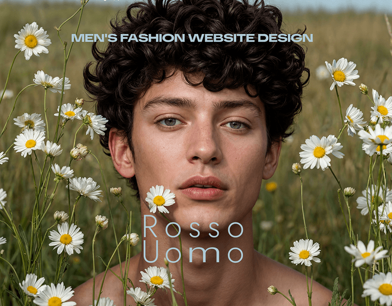 Rosso Uomo — Luxury Menswear Website Design