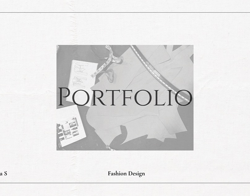 Portfolio 2026- Fashion Design