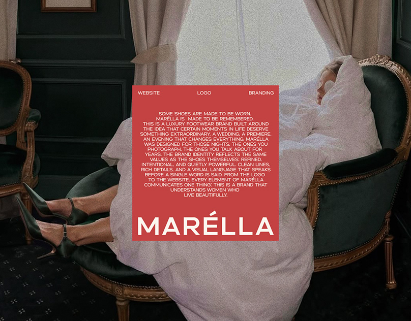 marélla footwear // website design & brand identity