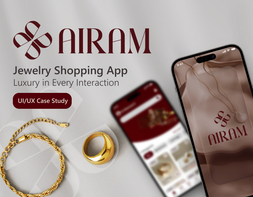 AIRAM — Jewelry App | UI/UX Case Study