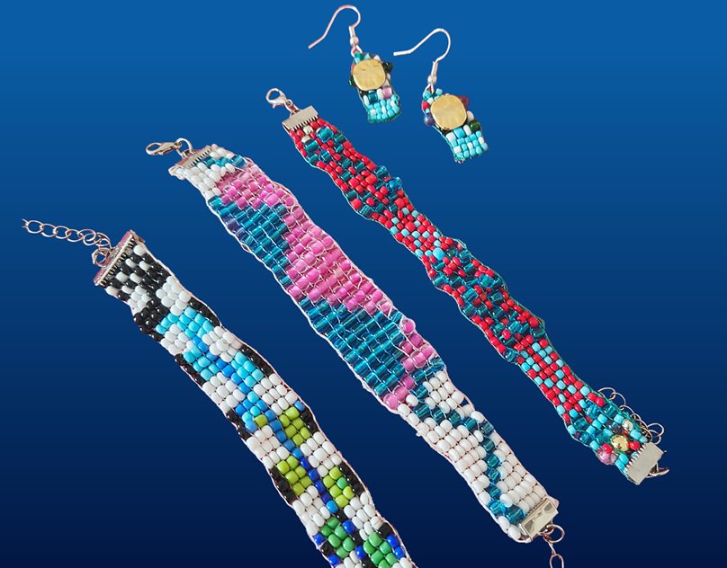 beadweaving jewelry project
