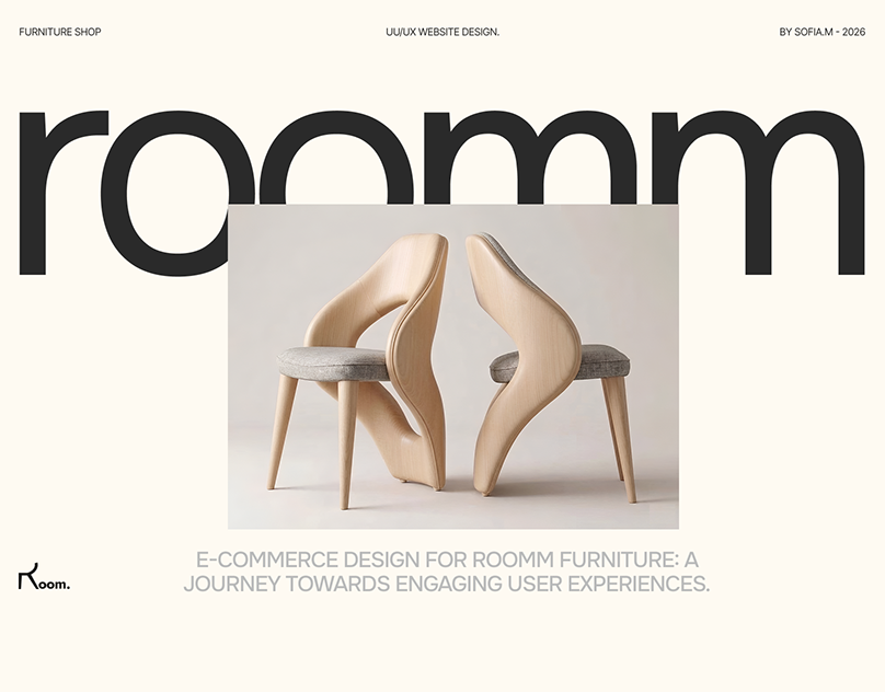 Roomm — Furniture Store UX/UI Design