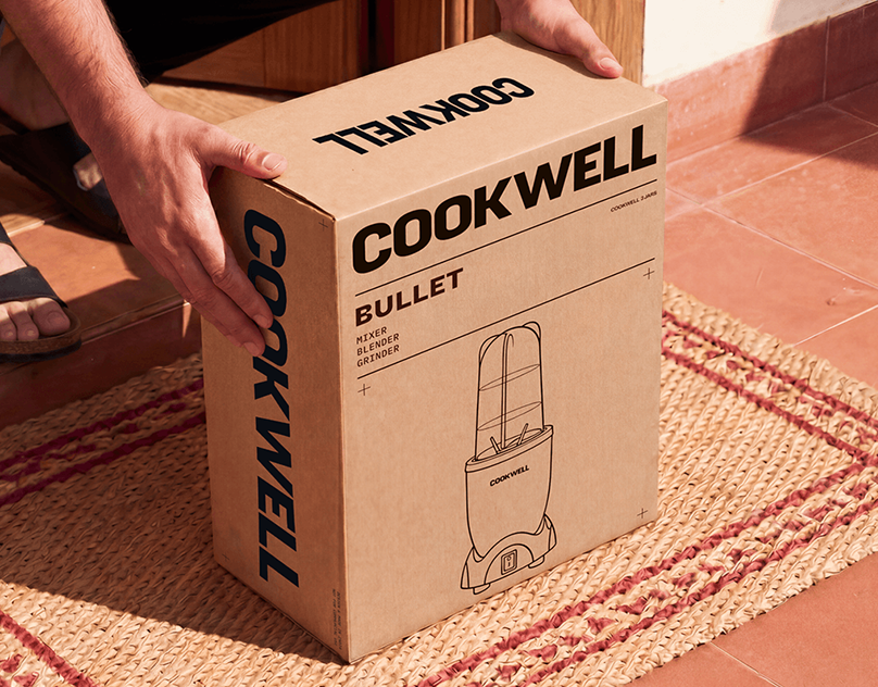 Cookwell | Kitchen Appliance Brand Identity & Packaging