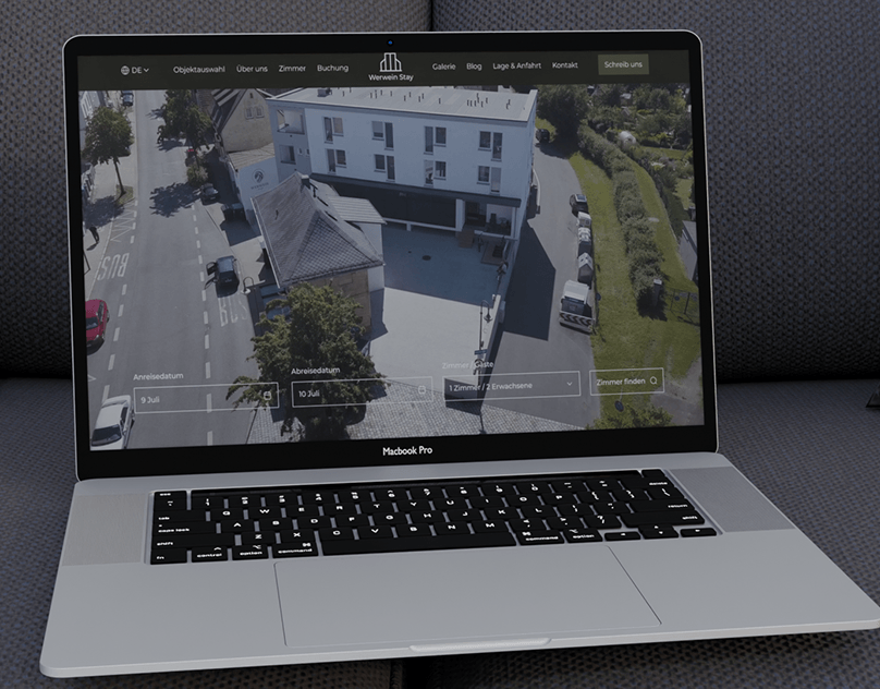 Modern Apart-Hotel Website with Booking System