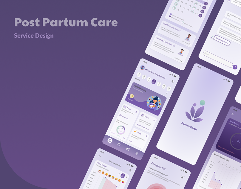 Service design on post partum care