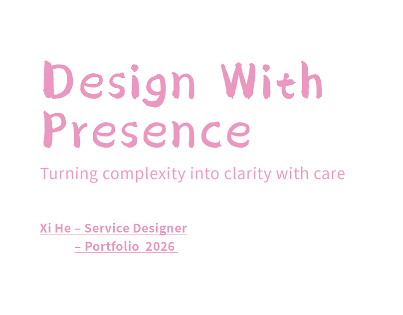 Service Design Portfolio