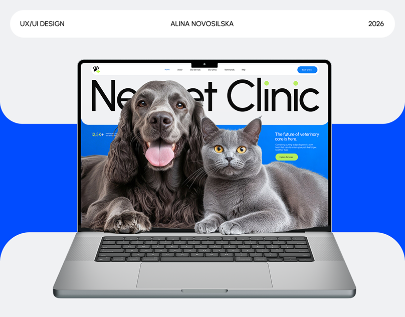 NeoVet: Veterinary Clinic Web Design & UX Strategy