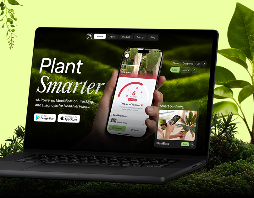 AI Plant Health Management | Mobile App & UI UX Design