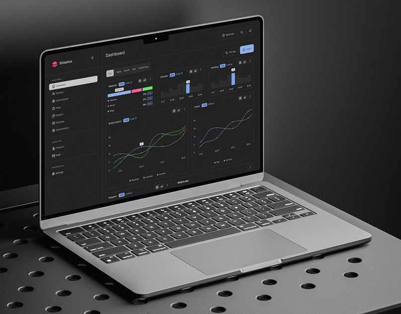 Siteplus CRM — SaaS Dashboard UI/UX Design | Case Study