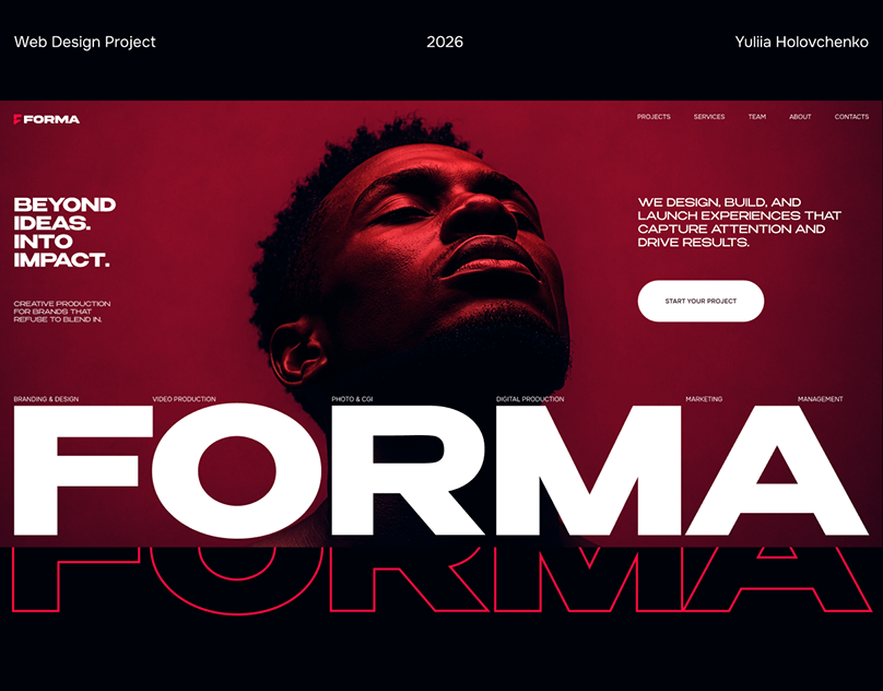 FORMA | Creative Studio Website Design