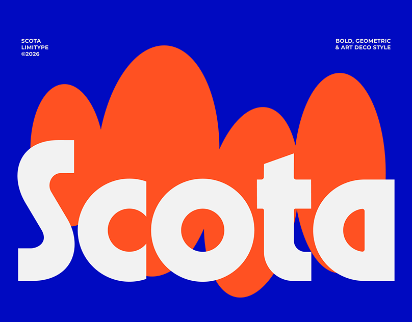 Scota - Bold Geometric Font