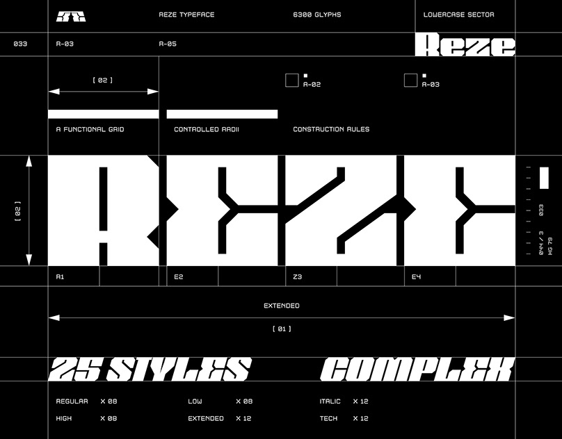REZE Typeface