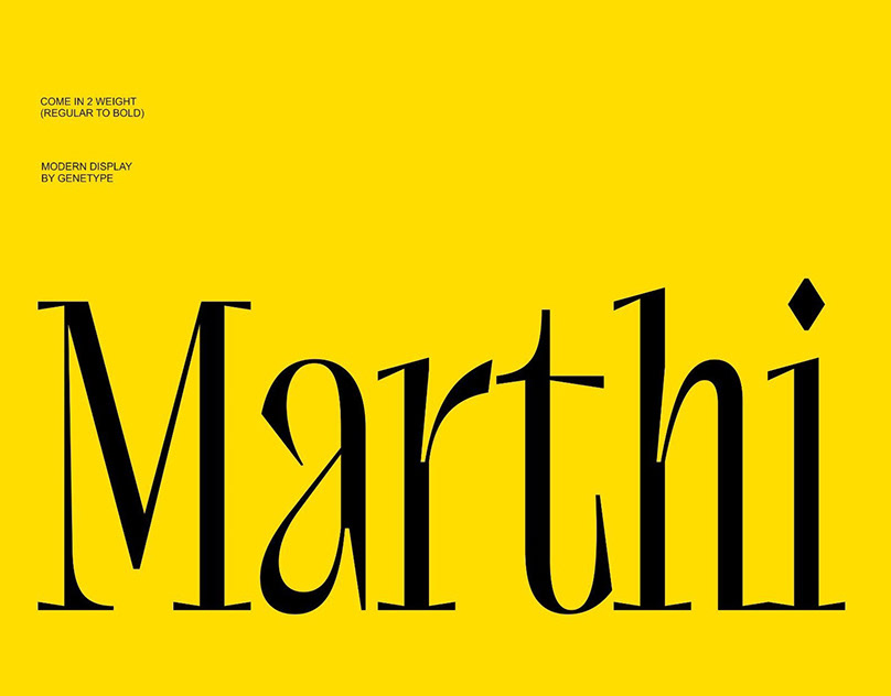 Marthi Display Serif Font