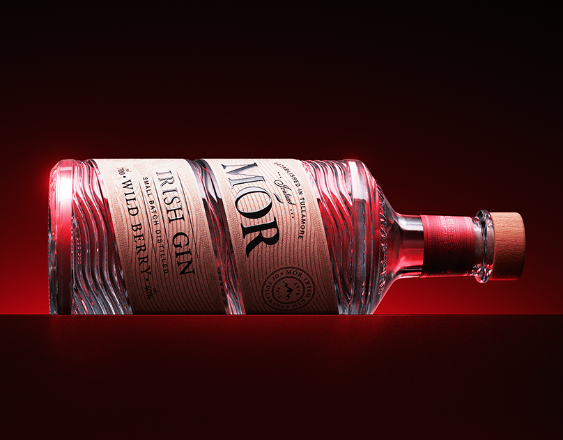 Mor Irish Gin — High-End Packaging 3D Visualization